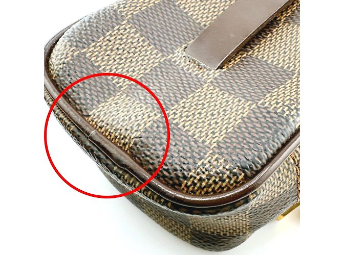 Louis Vuitton Damier Canvas Pouch Brown - view 12