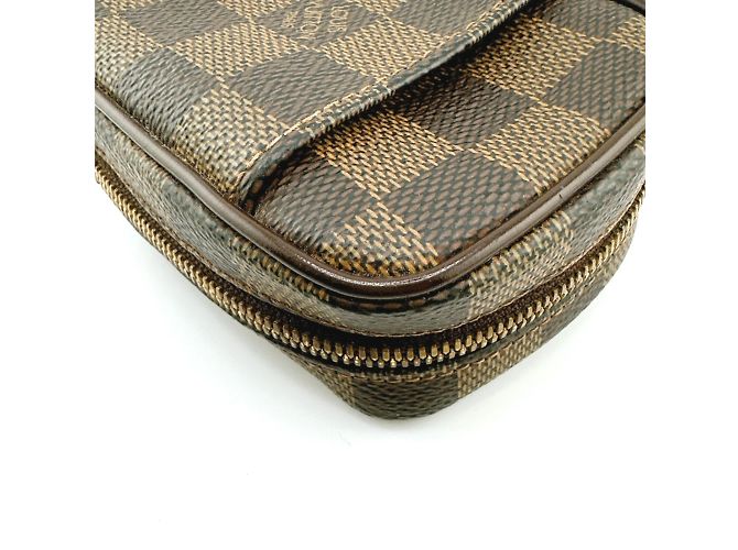 Louis Vuitton Damier Canvas Pouch Brown - view 8