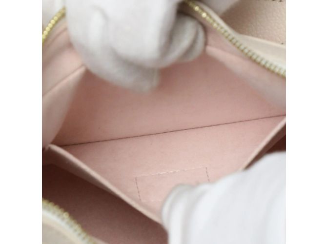 Pochette Accessoires Empreinte Bagatelle NM M46113 di Louis Vuitton Beige - vista 16