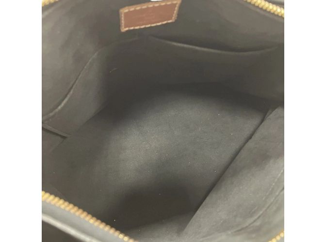 Borsa a Spalla Louis Vuitton Monogram Pallas M41064 Nero - vista 6