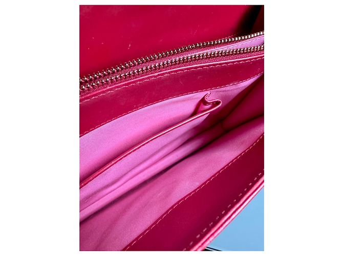 Borsa a mano Bulgari Serpenti in pelliccia rossa Rosso - vista 11