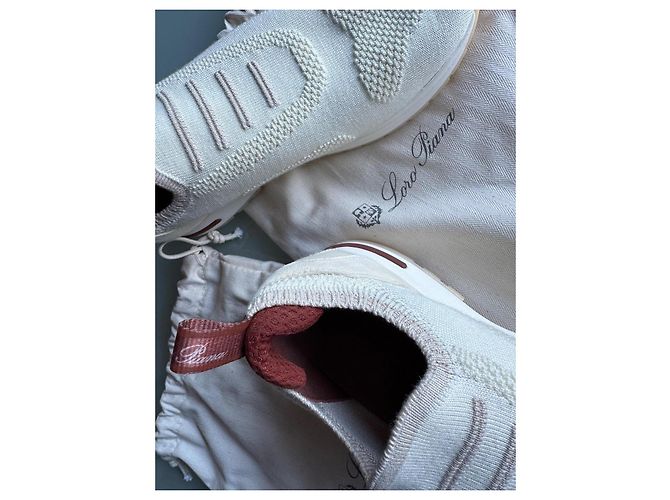 Loro Piana 360 Lp Flexy Walk Sneaker Wolle Eggshell Aus weiß - Ansicht 3