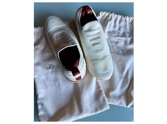 Loro Piana 360 Lp Flexy Walk Sneaker Wolle Eggshell Aus weiß - Ansicht 6
