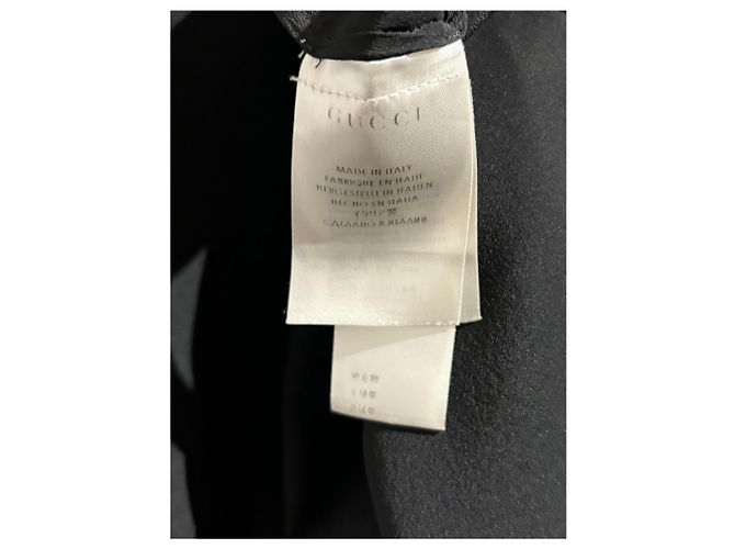 GUCCI Tops T.Internacional M Seda Negro - vista 11