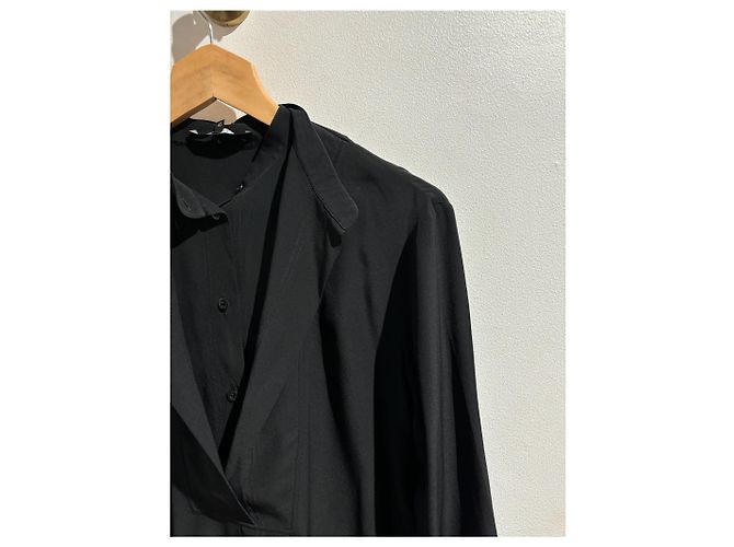 GUCCI Tops T.Internacional M Seda Negro - vista 2
