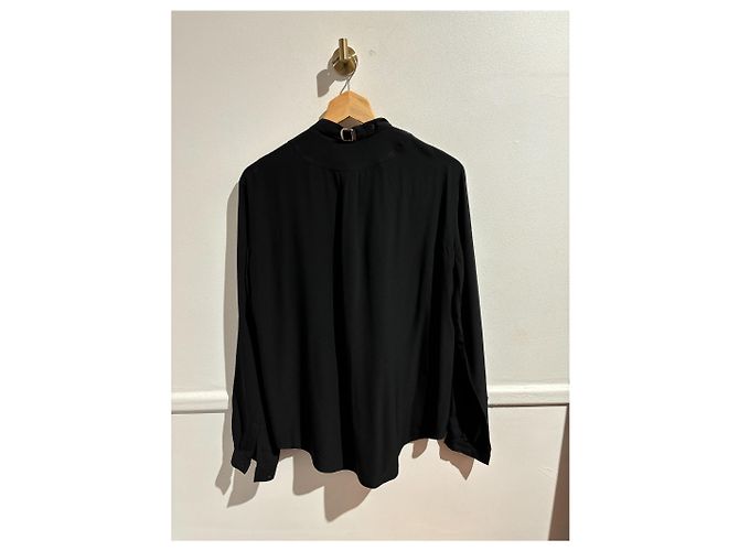 GUCCI Tops T.Internacional M Seda Negro - vista 7