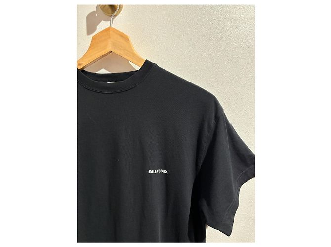 BALENCIAGA Tops T.Internacional L Algodón Negro - vista 2