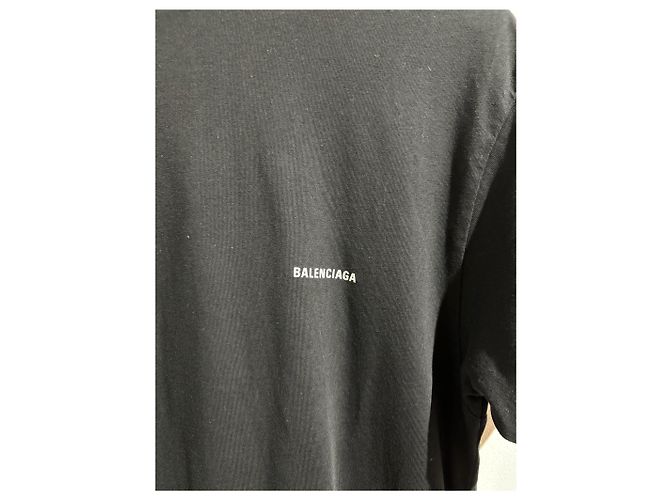 BALENCIAGA Tops T.Internacional L Algodón Negro - vista 5