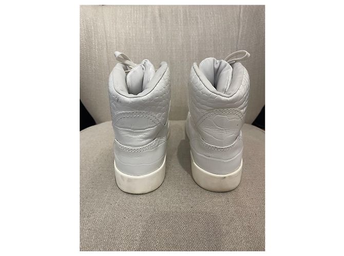 Sneakers CHANEL T.EU 41 Pelle Bianco - vista 6