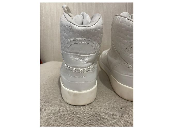 Sneakers CHANEL T.EU 41 Pelle Bianco - vista 7