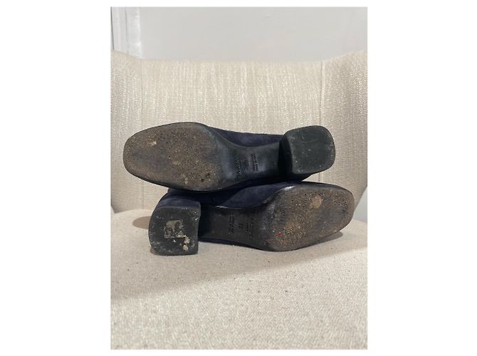 Stivaletti SARTORE T.EU 38 Camoscio Blu - vista 6
