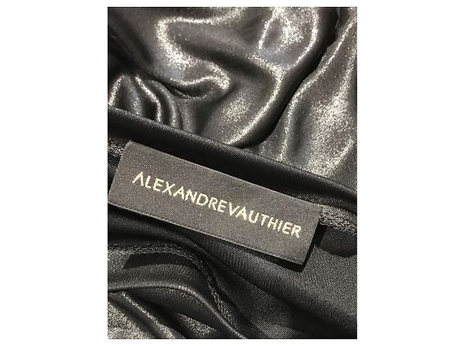 ALEXANDRE VAUTHIER Tops T.International S Viscosa Negro - vista 3