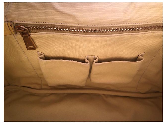 Borsa tote in denim Canapa gialla di Prada Giallo - vista 16