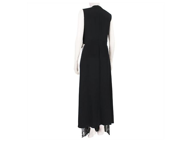 Stella Mc Cartney Stella McCartney Sequin Front Double-Layer Dress Black Silver hardware - view 5