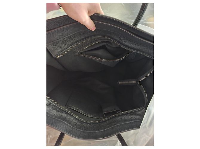 Luggage Céline Borsa da viaggio a spalla Celine in pelle nera Nero - vista 14