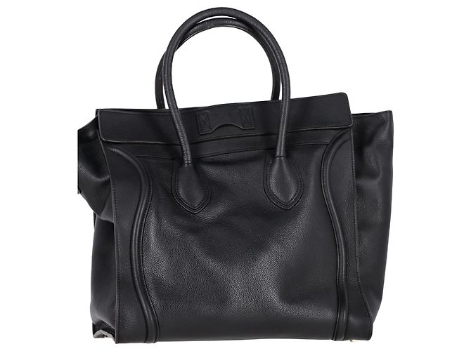 Luggage Céline Borsa da viaggio a spalla Celine in pelle nera Nero - vista 3