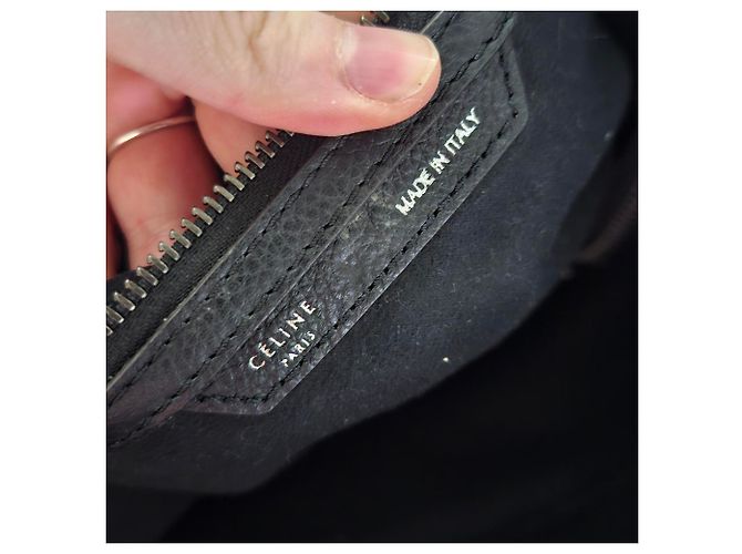 Luggage Céline Borsa da viaggio a spalla Celine in pelle nera Nero - vista 8