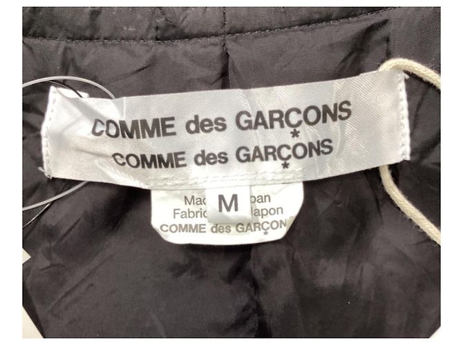 Comme Des Garcons Fransige Jacke Comme des Garçons aus schwarzer Wolle - Ansicht 12