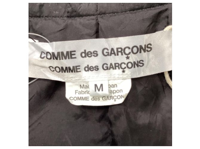 Comme Des Garcons Fransige Jacke Comme des Garçons aus schwarzer Wolle - Ansicht 6