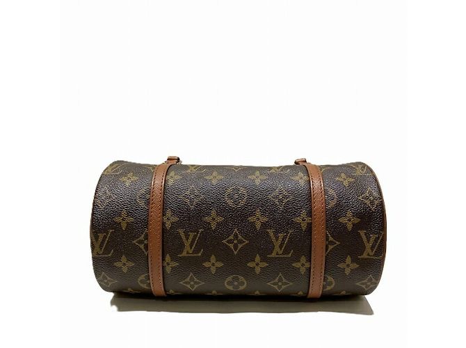 Borsa Louis Vuitton Monogram Old Papillon 26 Marrone - vista 3