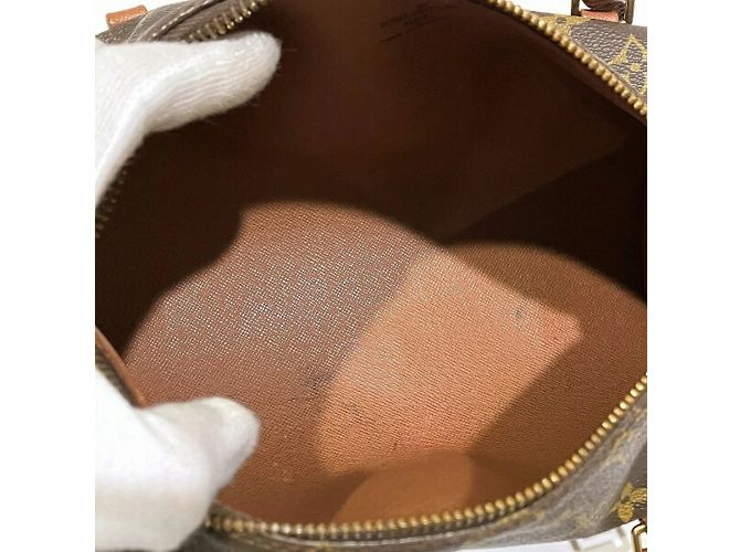 Borsa Louis Vuitton Monogram Old Papillon 26 Marrone - vista 6