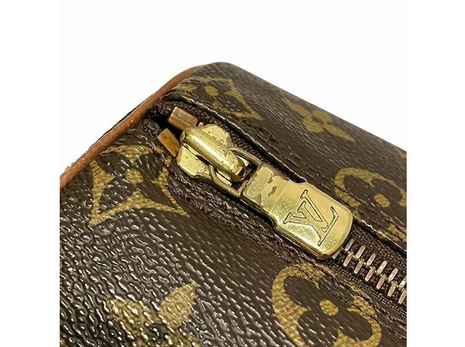 Borsa Louis Vuitton Monogram Old Papillon 26 Marrone - vista 7