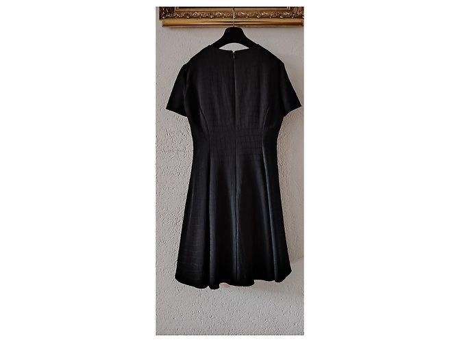 VESTIDO VERSACE DE MANGAS CORTAS MEDUSA '95. Negro - vista 4
