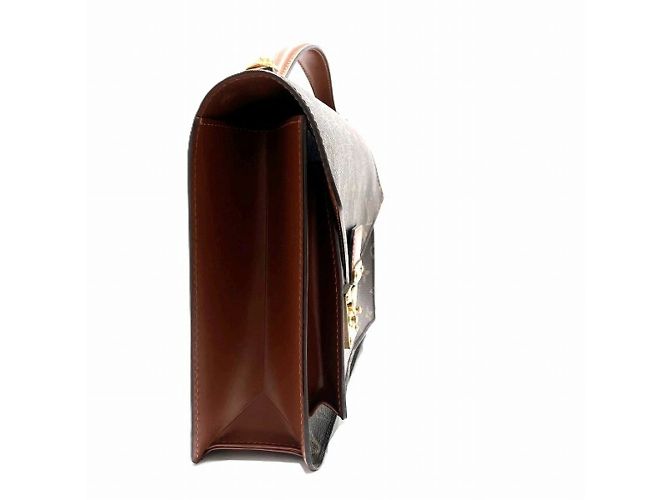 Bolso Louis Vuitton Monogram Monceau 28 Castaño - vista 9