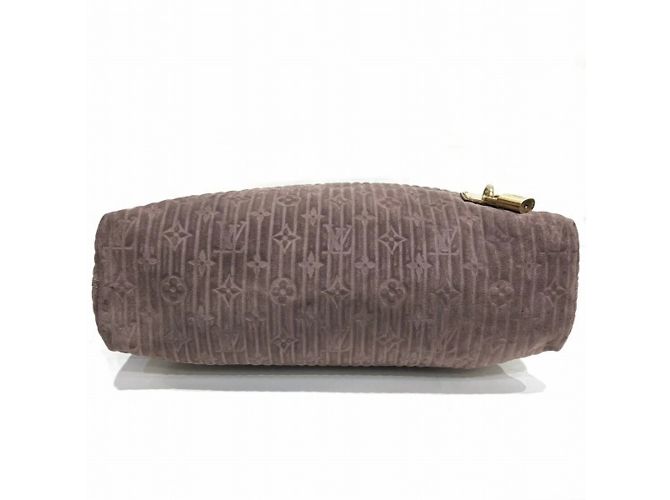Borsa Whisper PM in suede Monogram Louis Vuitton Porpora - vista 3