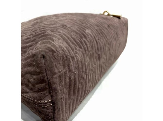 Borsa Whisper PM in suede Monogram Louis Vuitton Porpora - vista 4