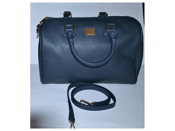 Borsa a mano Guy Laroche in ecopelle blu - vista 4