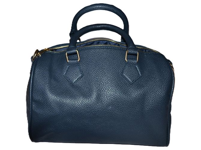 Borsa a mano Guy Laroche in ecopelle blu - vista 8