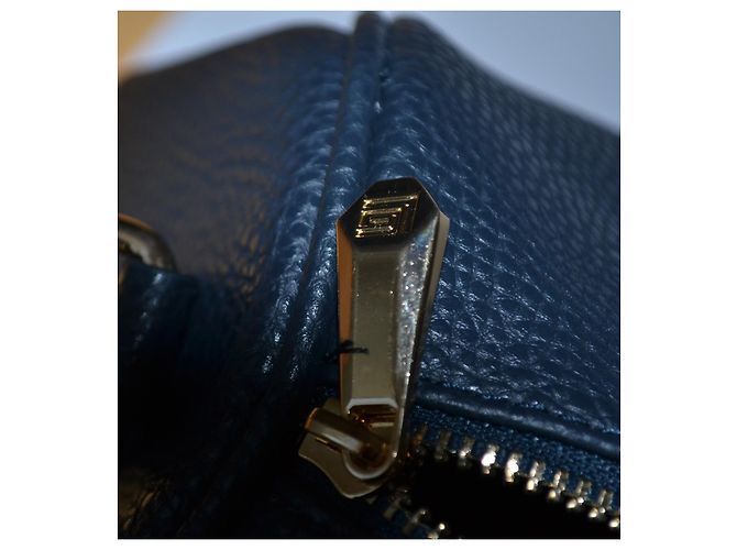 Borsa a mano Guy Laroche in ecopelle blu - vista 9
