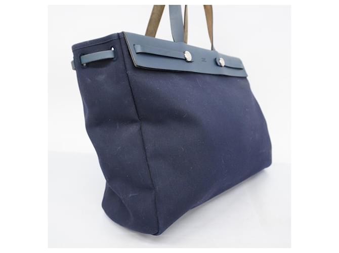 Hermès Herbag Azul marino - vista 3
