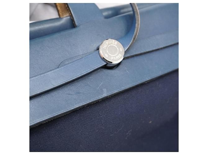 Hermès Herbag Azul marino - vista 7
