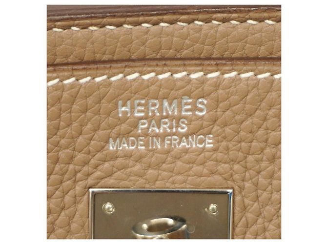 Hermès Borsa Hermes Birkin 40 in Grigio Etoupe Taupe - vista 5