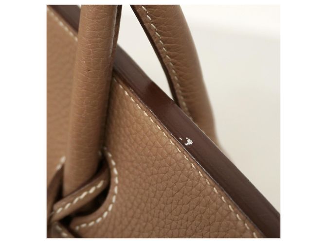 Hermès Borsa Hermes Birkin 40 in Grigio Etoupe Taupe - vista 9