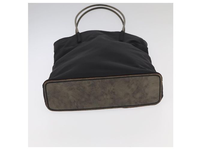 BALLY Bolso de Hombro de Cuero Nylon 5Set Negro Gris Marrón Auth ti2286 Castaño - vista 14