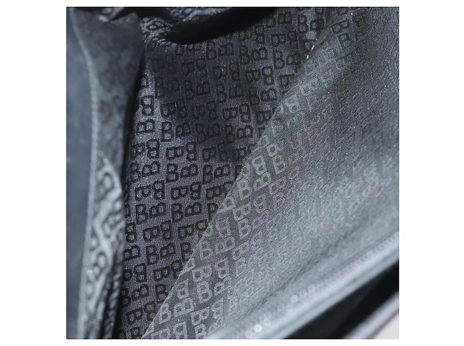 BALLY Bolso de Hombro de Cuero Nylon 5Set Negro Gris Marrón Auth ti2286 Castaño - vista 25