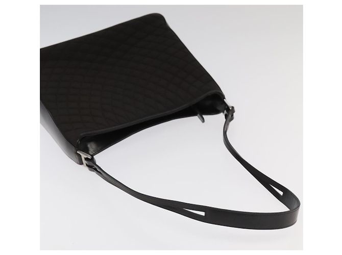BALLY Bolso de Hombro de Cuero Nylon 5Set Negro Gris Marrón Auth ti2286 Castaño - vista 29