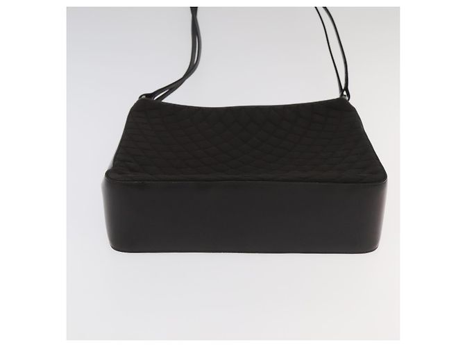 BALLY Bolso de Hombro de Cuero Nylon 5Set Negro Gris Marrón Auth ti2286 Castaño - vista 31