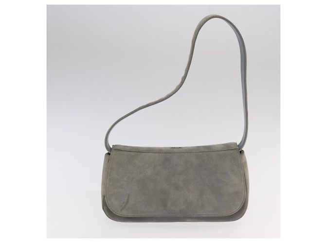 BALLY Bolso de Hombro de Cuero Nylon 5Set Negro Gris Marrón Auth ti2286 Castaño - vista 35