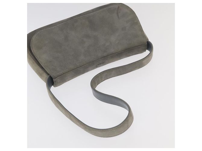 BALLY Bolso de Hombro de Cuero Nylon 5Set Negro Gris Marrón Auth ti2286 Castaño - vista 37