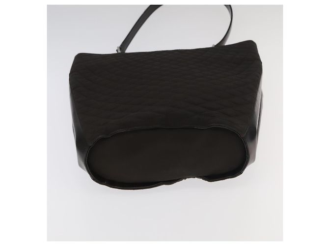 BALLY Bolso de Hombro de Cuero Nylon 5Set Negro Gris Marrón Auth ti2286 Castaño - vista 6