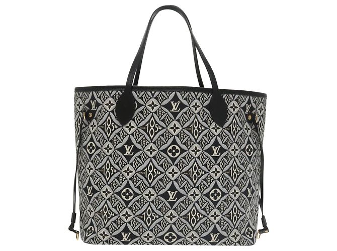 LOUIS VUITTON Monograma Jaguar DESDE 1854 Bolsa Neverfull MM M57230 LV Auth 101317S Negro - vista 13