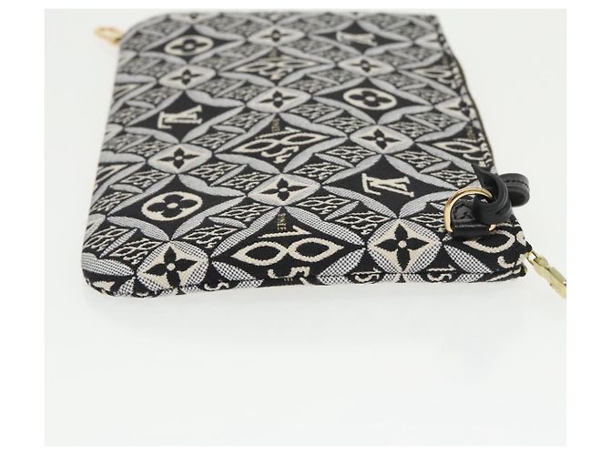 LOUIS VUITTON Monograma Jaguar DESDE 1854 Bolsa Neverfull MM M57230 LV Auth 101317S Negro - vista 28