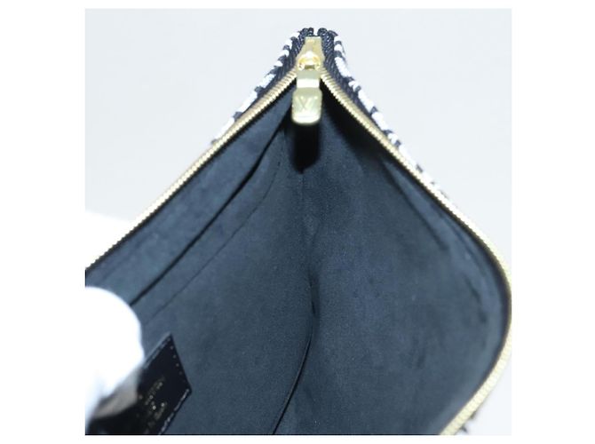LOUIS VUITTON Monograma Jaguar DESDE 1854 Bolsa Neverfull MM M57230 LV Auth 101317S Negro - vista 40