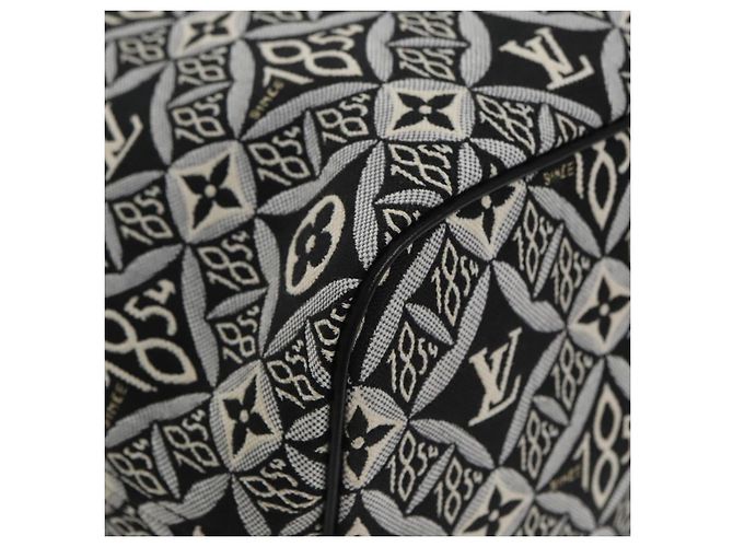 LOUIS VUITTON Monograma Jaguar DESDE 1854 Bolsa Neverfull MM M57230 LV Auth 101317S Negro - vista 8