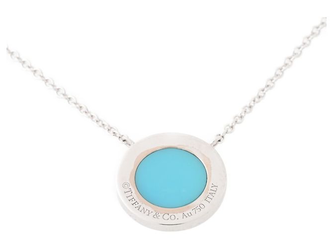 Collar Péndulo Círculo T Turquesa de Tiffany & Co. Dorado - vista 2