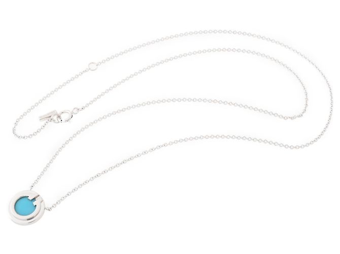 Collar Péndulo Círculo T Turquesa de Tiffany & Co. Dorado - vista 3